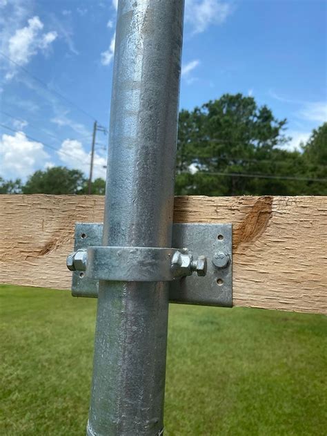 best brackets for attaching 2 by 4s to metal buildings|mounting rails to 4x4 posts.